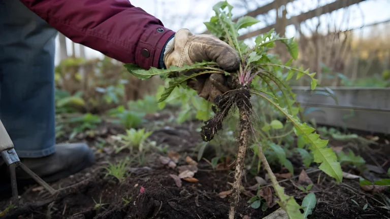 Come eliminare le erbacce perenni in autunno con la tecnica della forca vanga