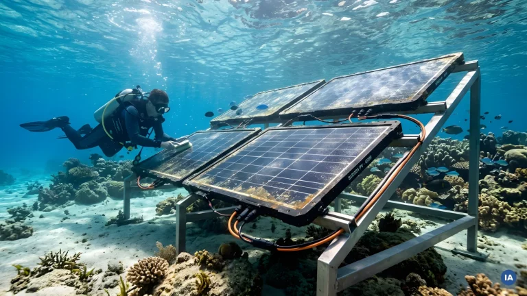 Fotovoltaico subacqueo a 10 metri: le celle alla perovskite rivoluzionano l'energia pulita