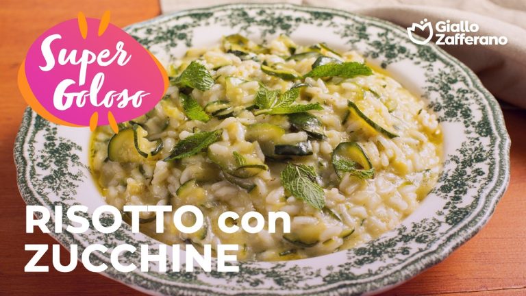 Risotto con zucchine cremoso: la tecnica perfetta per chicchi al dente e mantecatura all'onda